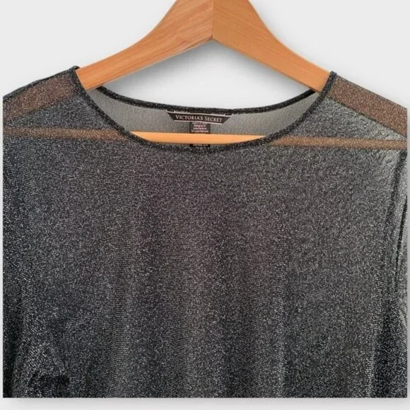 NWT Victoria’s Secret Sheer Long Sleeve Top - Picture 5 of 8